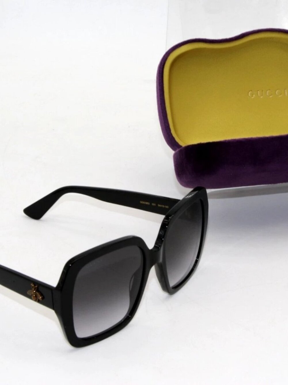 Gucci Sunglasses GG0096S 001 54/19/140 - Black/Gold